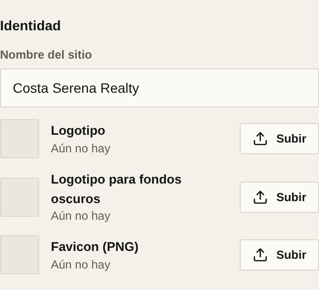 El grupo Identidad en la pestaña Estilo